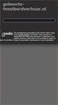 Mobile Screenshot of geboorte-feestbordverhuur.nl