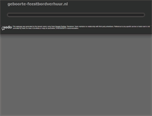 Tablet Screenshot of geboorte-feestbordverhuur.nl